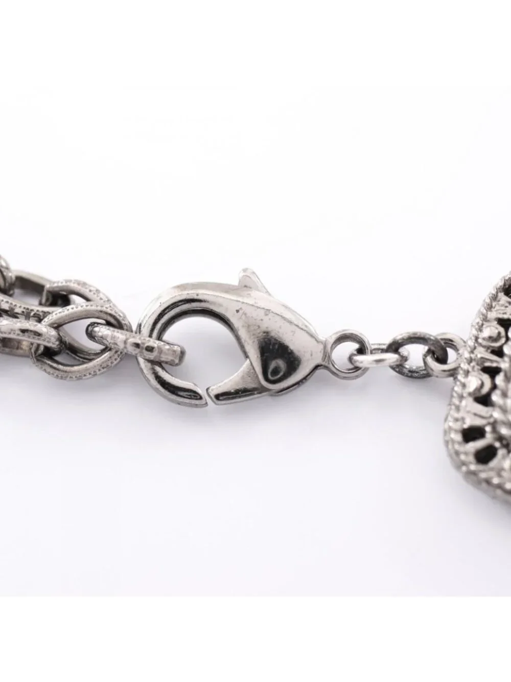 Chanel Necklace CC Logo 10 Rows Stainless Steel